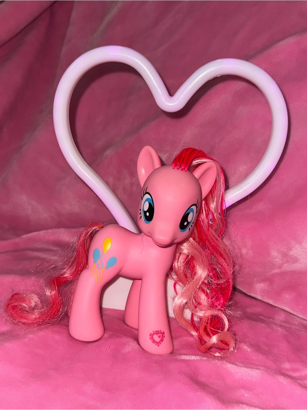 My Little Pony Pink Figure with Multicolor Balloon Cutie Mark